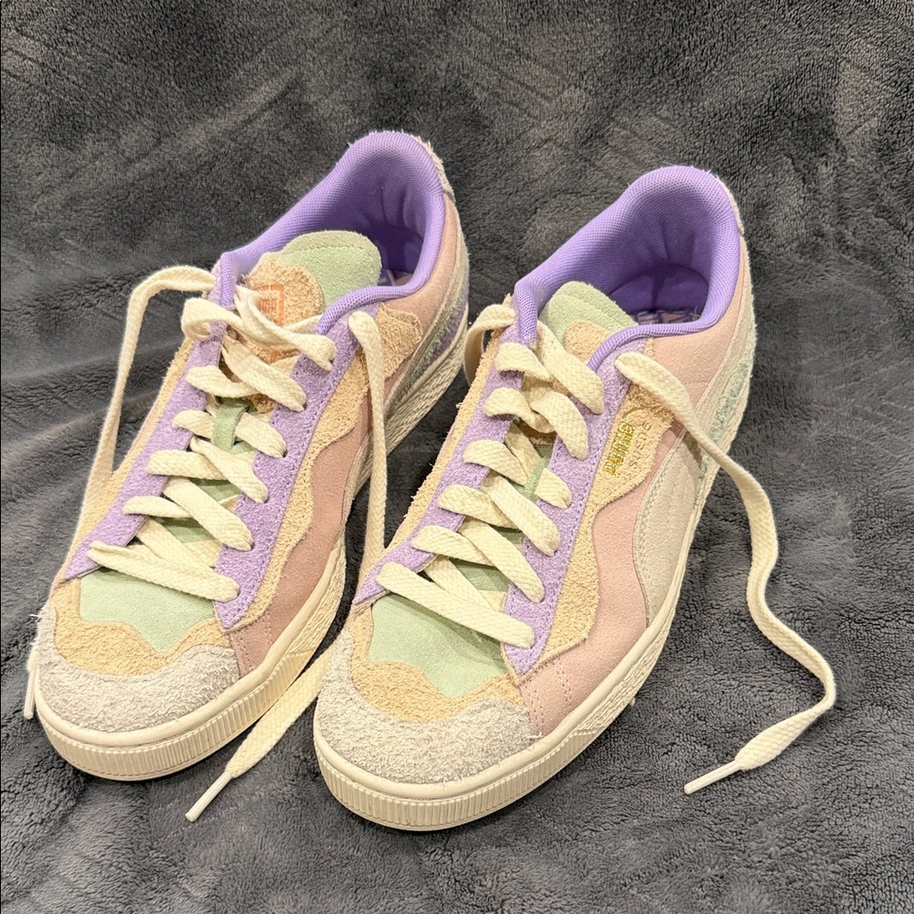 Puma Pastel Sneakers - Mint, Lavender, Cream